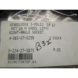 Winkeldose 4-085-07-0259 Cable