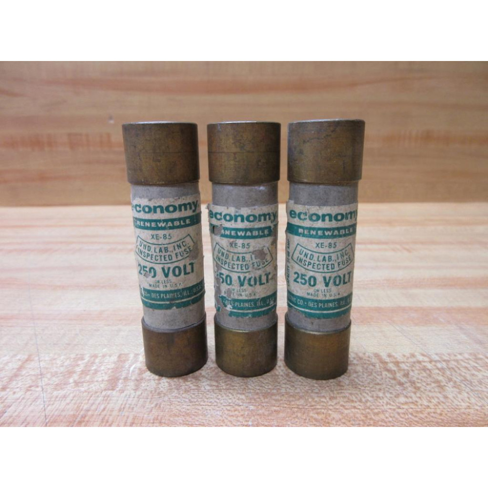 Economy Fuse F-4025 Fuse F4025 (Pack of 3) - New No Box
