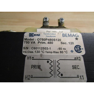 Bemag O750P480S120 Transformer - Used