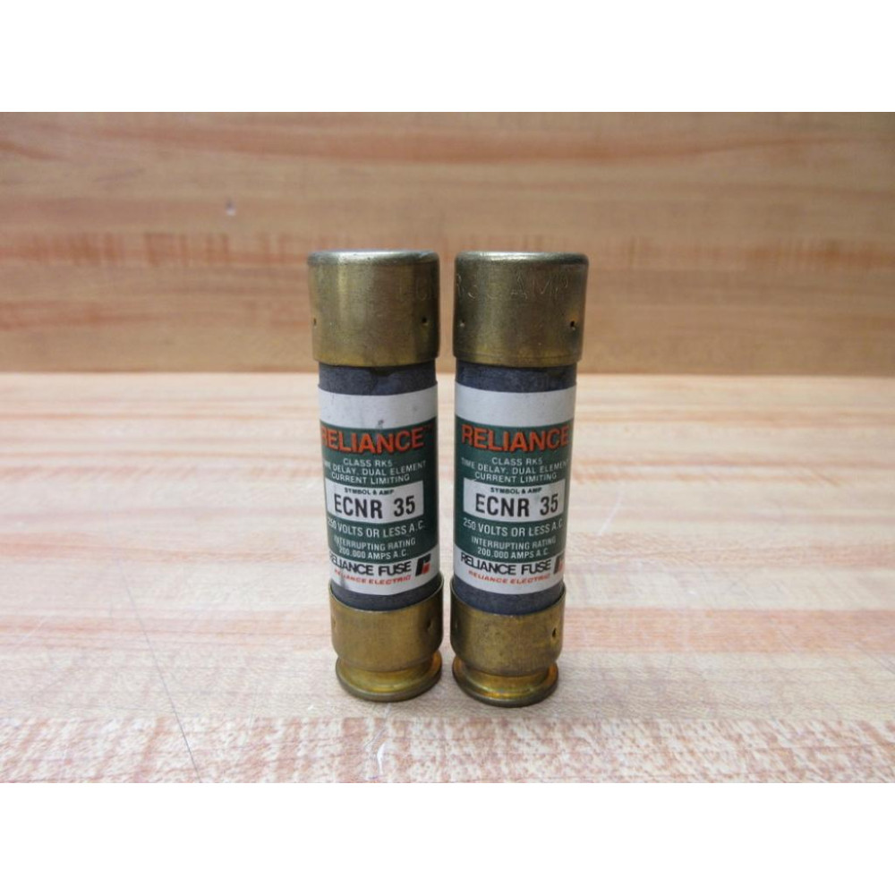 Reliance ECNR 35 Fuse Cross Ref 4A452 (Pack of 2) - New No Box