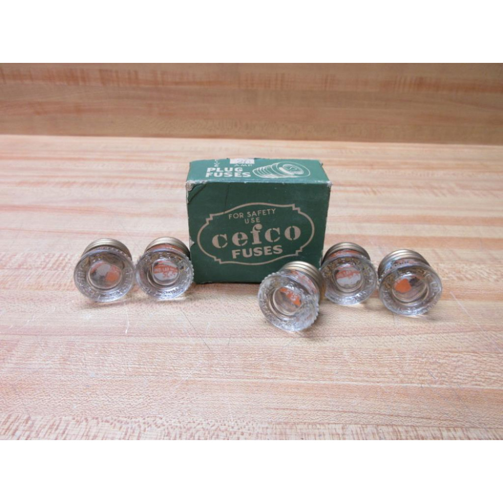 General Electric SZ-9 GE Glass Plug Fuse SZ9 (Pack of 5)