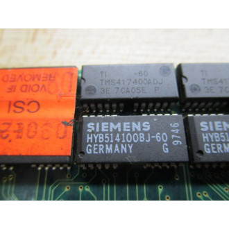 Siemens E98641 Circuit Board HYB514100BJ-60 - Used