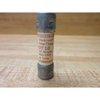 Gould Shawmut Ferraz OT10 Fuse Cross Ref 4XF89 0T10 (Pack of 10)