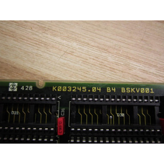 Carl Schenck K003245.04 B4 BSKV001 Circuit Board - Used