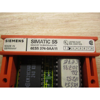 Siemens 6ES5 374-0AA11 Memory Module