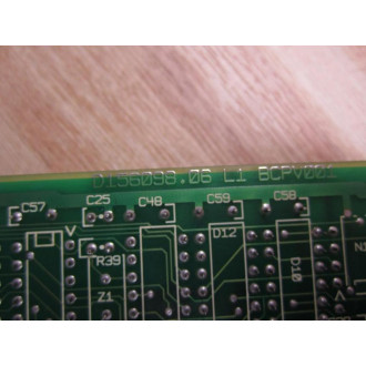 Carl Schenck D156098.06 B2 BCPV001 Circuit Board Missing Some IC Chips - Used