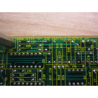 Carl Schenck ANW V700 -D- 018 7491-3 Circuit Board - Used