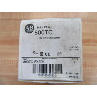 Allen Bradley 800TC-FX2D1 Button w800TC-XD1
