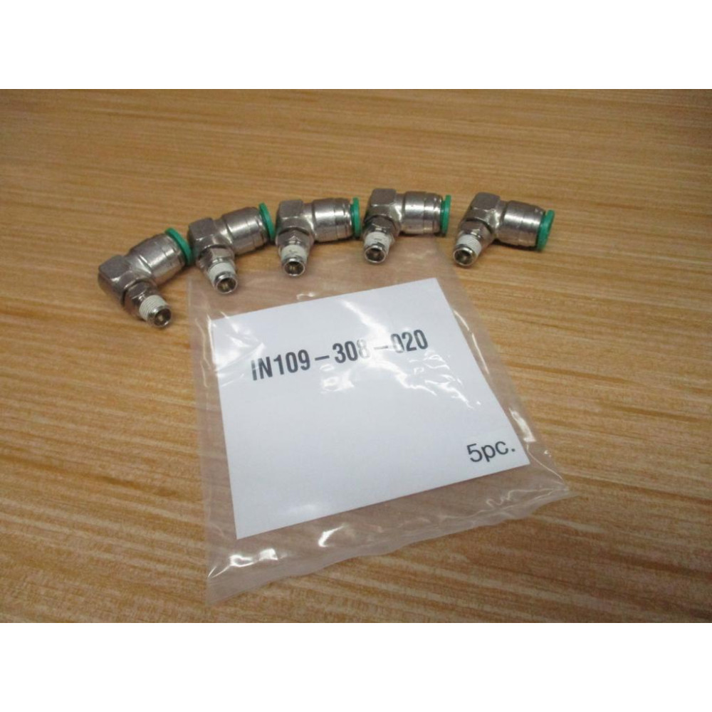 Numatics IN109-308-020 Tube Fitting Elbow IN109308020 (Pack of 5)