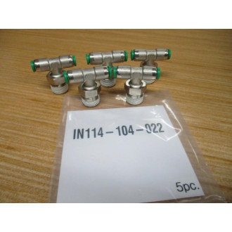 Numatics IN114-104-022 Male Branch Tee IN114104022 (Pack of 5)
