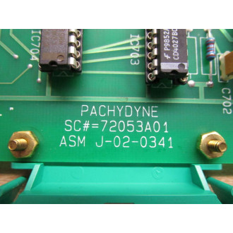 Pachydyne J-02-0349 Circuit Board 72053A01 - Used
