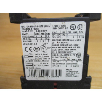 Siemens 3RT1016-1AB01 Contactor 3RT10161AB01 - New No Box