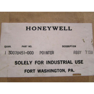 Honeywell 30076451-000 Pointer