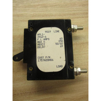Airpax APL1-2942-6 Circuit Breaker - New No Box