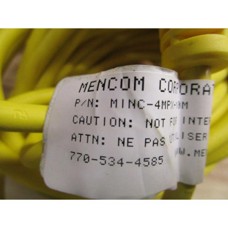 Mencom MINC-4MPX-10M 4 Pole Male Plug CPLG 10M - New No Box