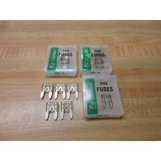 Littelfuse MIN-25 Fuse Cross Ref 1CX89 (Pack of 15)