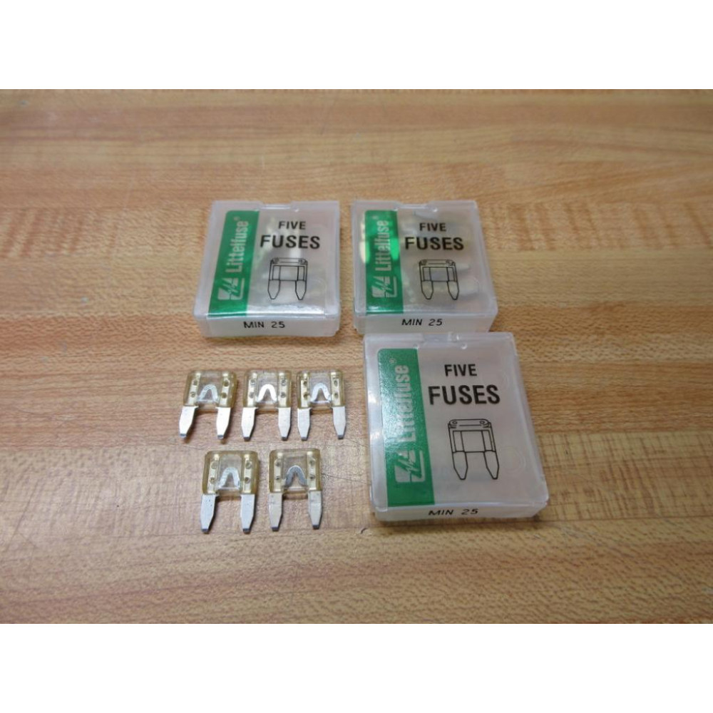 Littelfuse MIN-25 Fuse Cross Ref 1CX89 (Pack of 15)