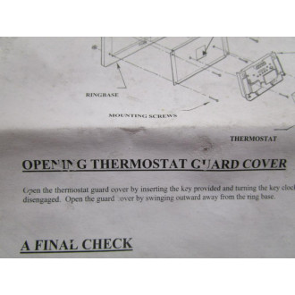 4NE42 Universal Thermostat Cover - New No Box
