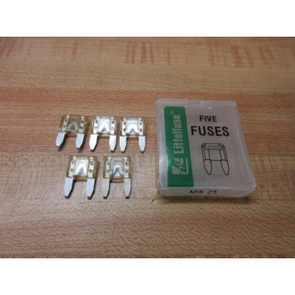 Littelfuse MIN-25 Fuse Cross Ref 1CX89 (Pack of 15)