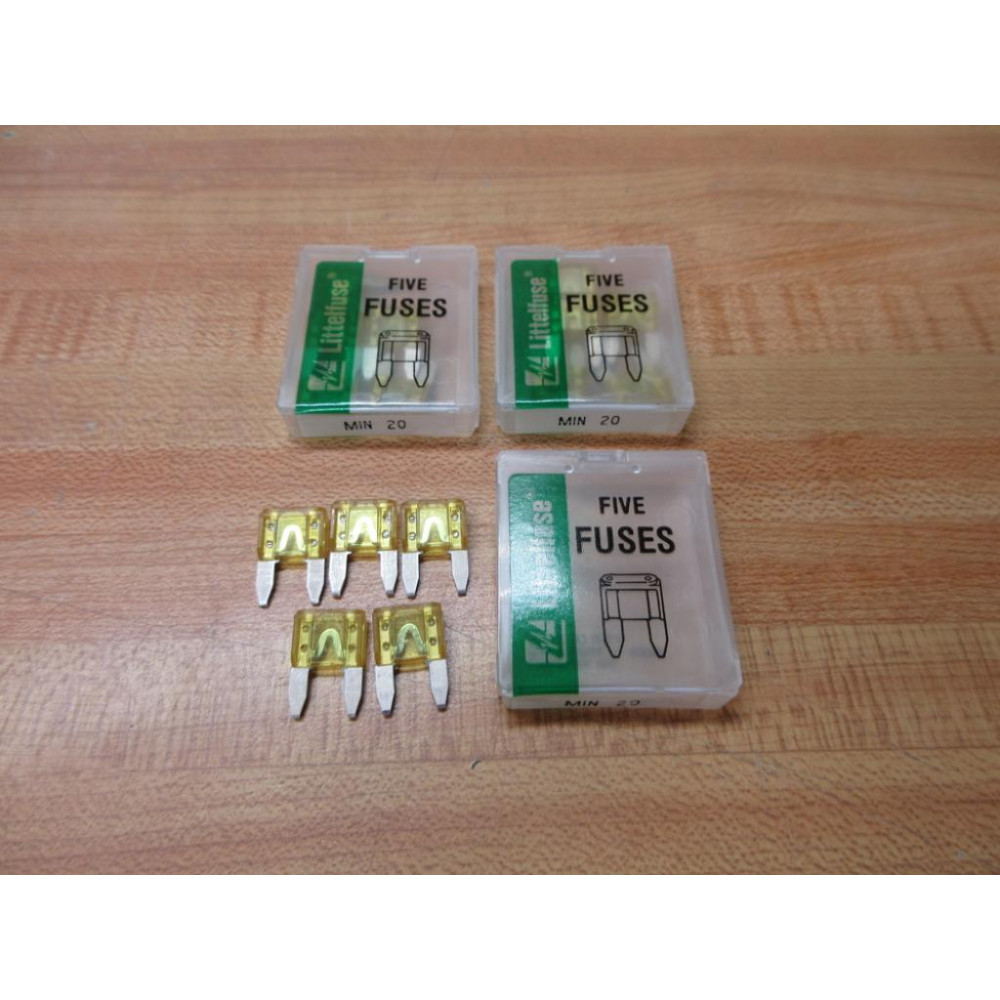 Littelfuse MIN-20 Fuse Cross Ref 1CX88 (Pack of 15)