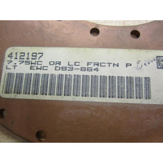 412197 Friction Plate - New No Box