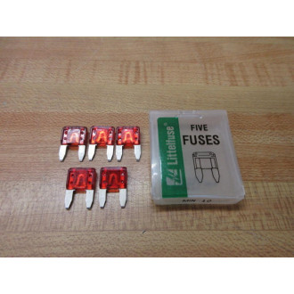 Littelfuse MIN-10 Automotive Fuse Cross Ref 2FDA2 (Pack of 15)