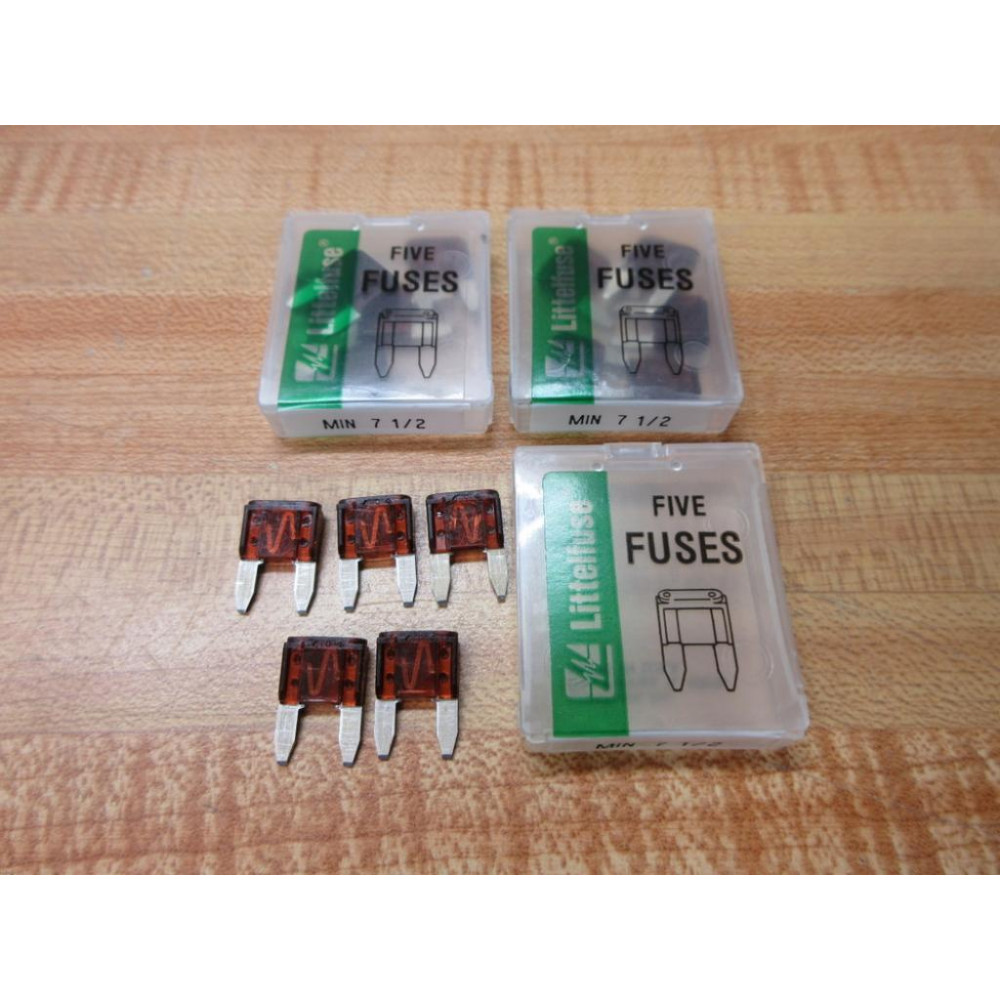 Littelfuse MIN-7-12 Fuse Cross Ref 2FDA1 (Pack of 15)