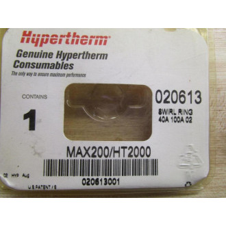 Hypertherm 020613 Air Oxygen Swirl Ring