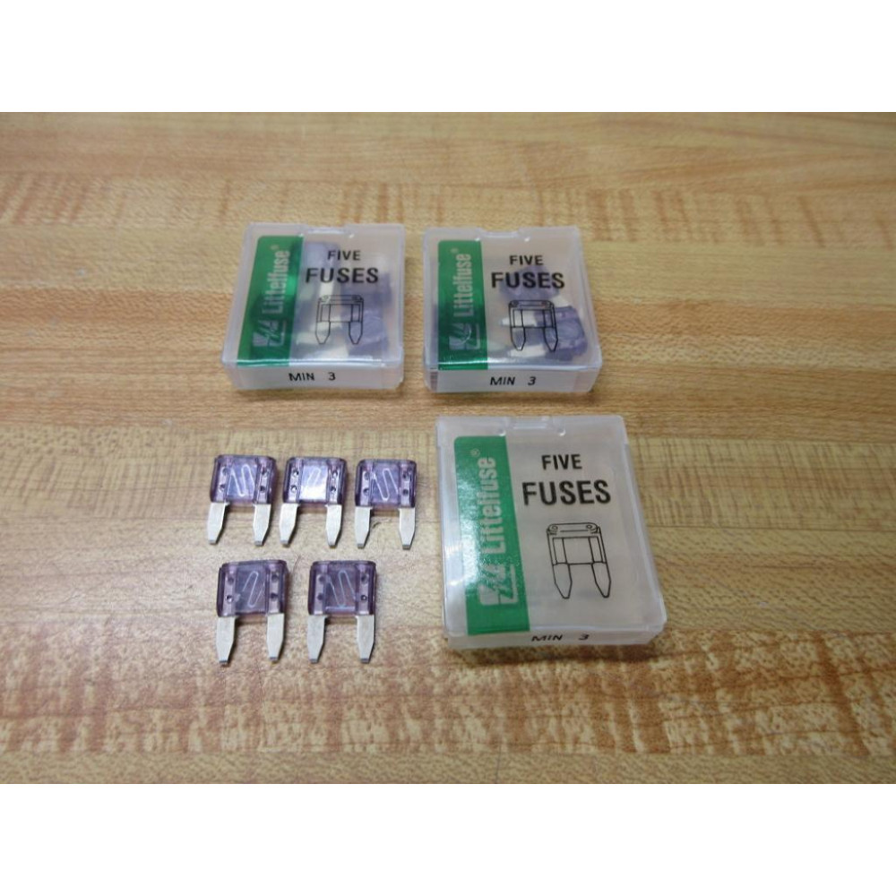 Littelfuse MIN-3 Fuse Cross Ref 2FCZ7 (Pack of 15)