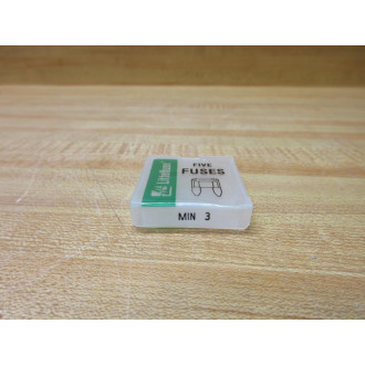 Littelfuse MIN-3 Fuse Cross Ref 2FCZ7 (Pack of 15)