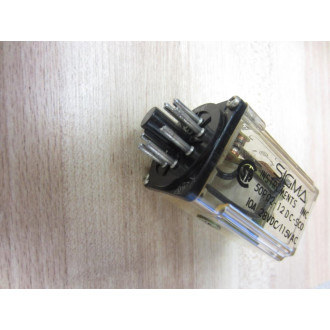 Sigma 50R02-12DC-SCO Relay 50R02-12DC-SC0 10A 28VDC115VAC - Used