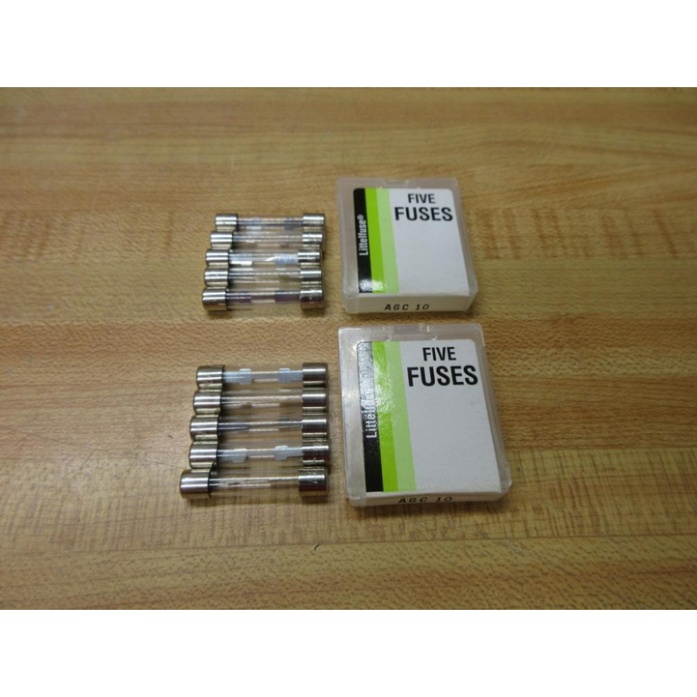 Littelfuse AGC-10 Fuse Cross Ref 4XH49 311 Metal Strip (Pack of 10)