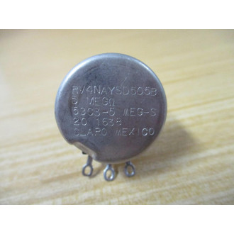 Clarostat RV4NAYSD505B Potentiometer 5 MEG Ω - New No Box