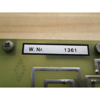 Gepruft 0161 Circuit Board R1222 SI 1201 1361 - Used