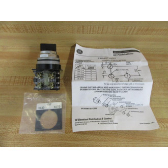 General Electric CR104PSG34B91A Switch GE 3 Position Hand Off Auto Legend - New No Box