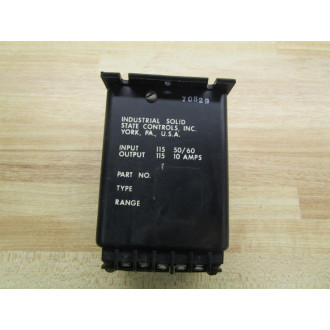 Industrial Solid State Controls 70829 Time Delay Relay ISSC - Used
