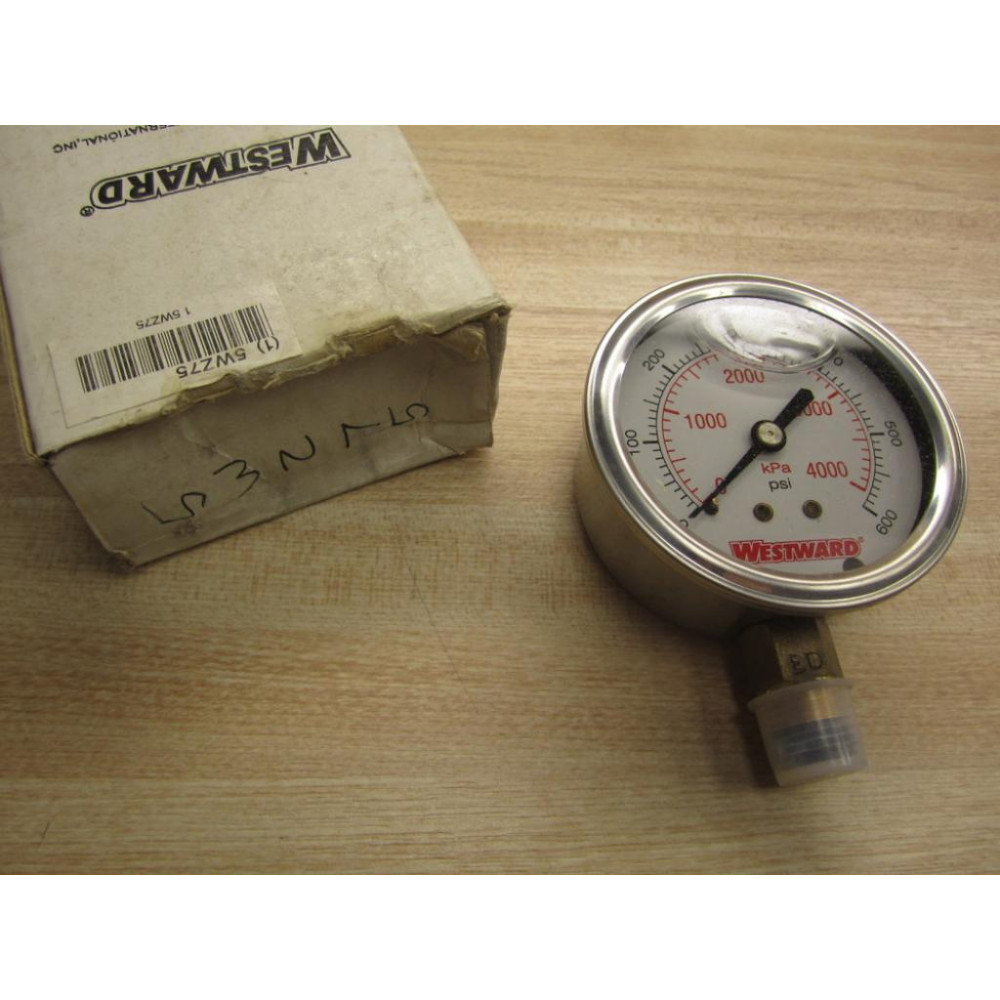 Westward 5WZ75 0-600 PSI Gauge