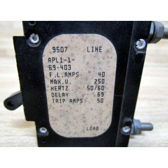 Airpax APL1-1-69-403 Circuit Breaker APL1169403 - New No Box