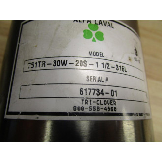 Alfa Laval 761TR-30W-20S-1-12-316L Sanitary Valve - Used