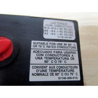 Square D 51140-306-01G Fusible Disconnect Switch 5114030601G - New No Box