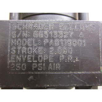 Schrader Bellows PAB118801 Cylinder - New No Box