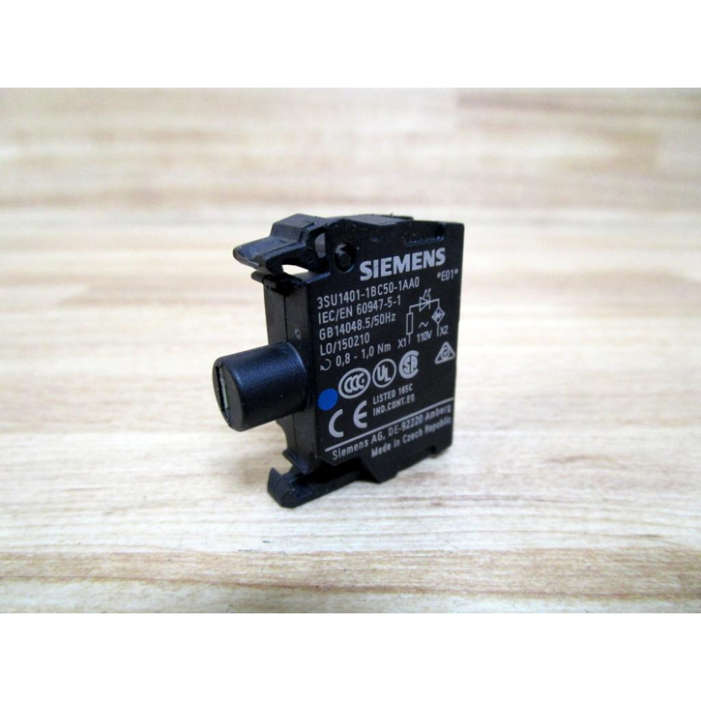 Siemens 3SU1401-1BC50-1AA0 LED Module 3SU14011BC501AA0 - New No Box