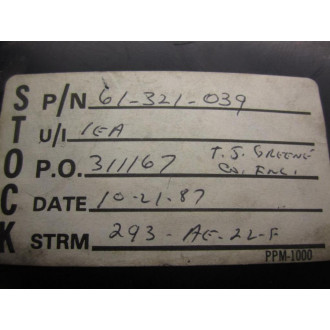 Greene 61-321-039 Float Ball - New No Box