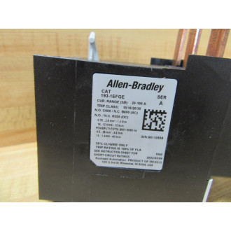 Allen Bradley 193-1EFGE Overload Relay 1931EFGE - New No Box