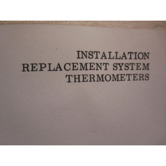 Honeywell 362780 Replacement System Thermometer - New No Box