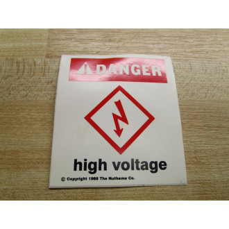Nutheme Company LZD1088 Label (Pack of 4) - New No Box