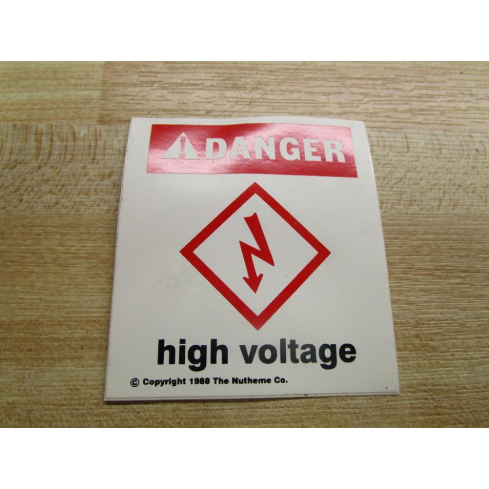 Nutheme Company LZD1088 Label (Pack of 4) - New No Box