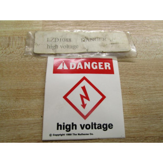 Nutheme Company LZD1088 Label (Pack of 4) - New No Box
