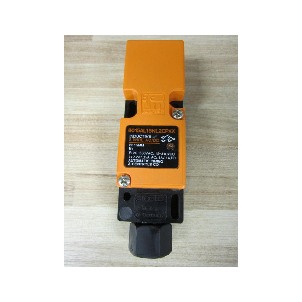 Efector 8015AL15NL2CPXX Sensor - New No Box