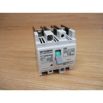 Mitsubishi NF30-FAU3P15A No-Fuse Breaker 15 AMP - New No Box